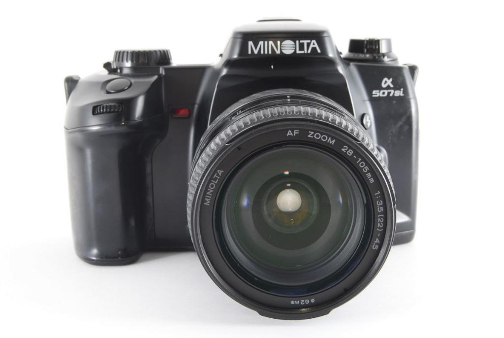 BMC] Minolta α 507si + 28-105mm F3.5-4.5 35mm Film SLR Bundle 