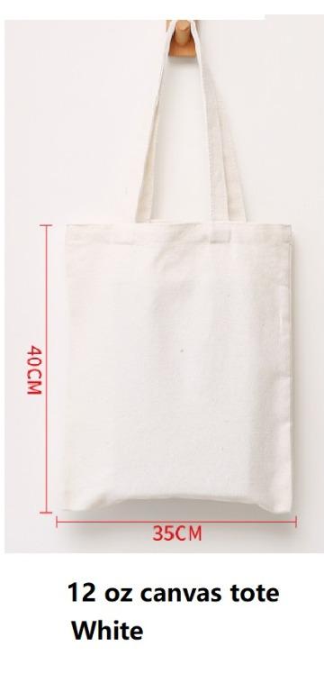 Off White Cotton Canvas Tote Bags /40*35cm – AWMeco