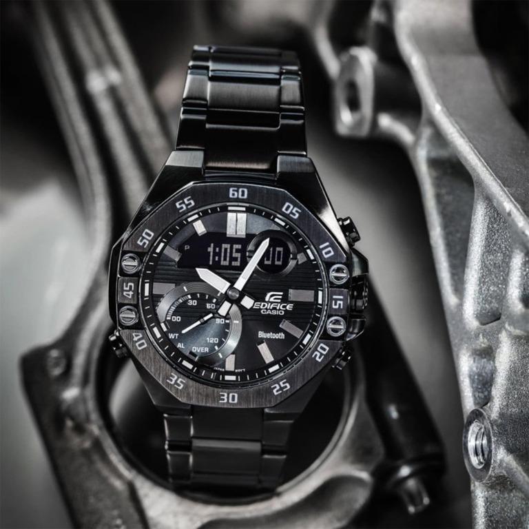 Casio outlet chronograph black