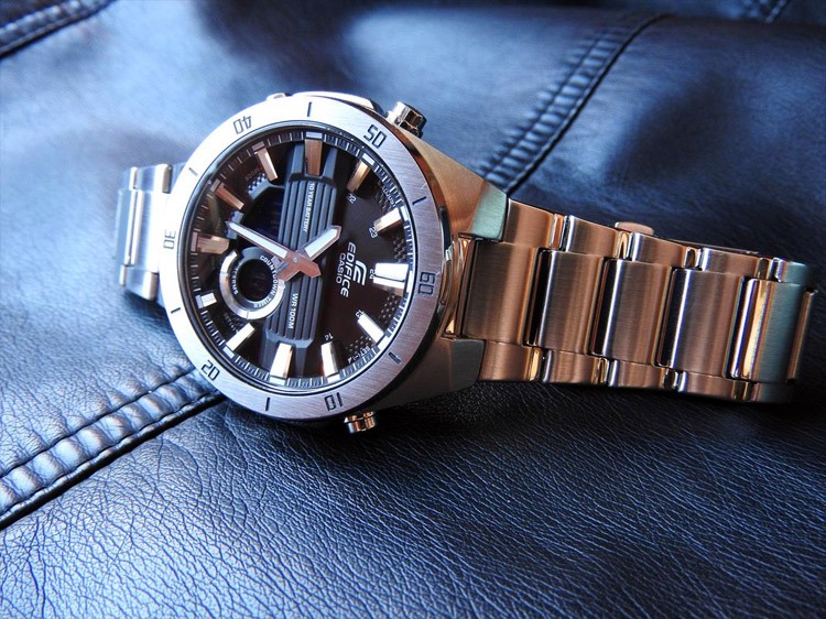Casio Edifice ERA 110D 1A Chronograph Telememo Analog Digital