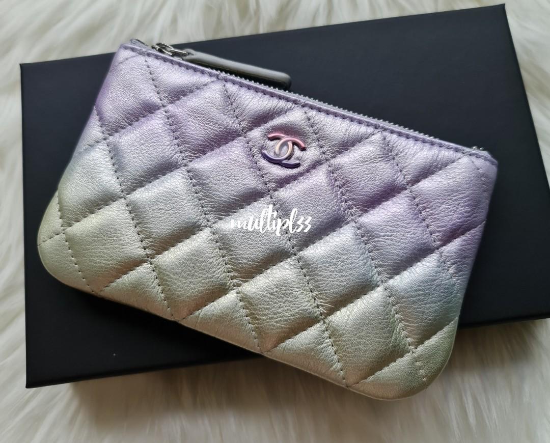 Chanel 21k Ombre/ Iridescent Mini O Case, Luxury, Bags & Wallets