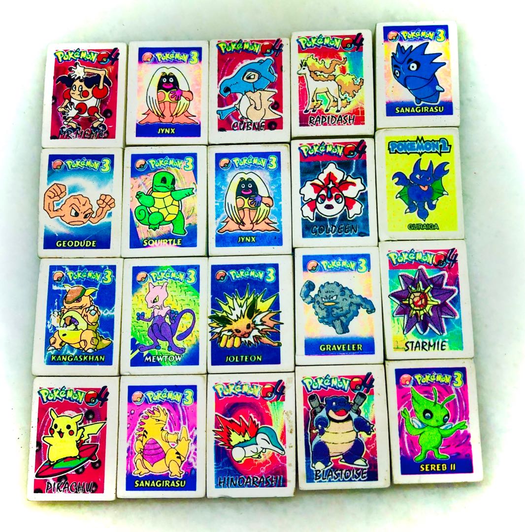 Childhood Pokemon Eraser Hobbies Toys Stationery Craft Other Stationery Craft On Carousell