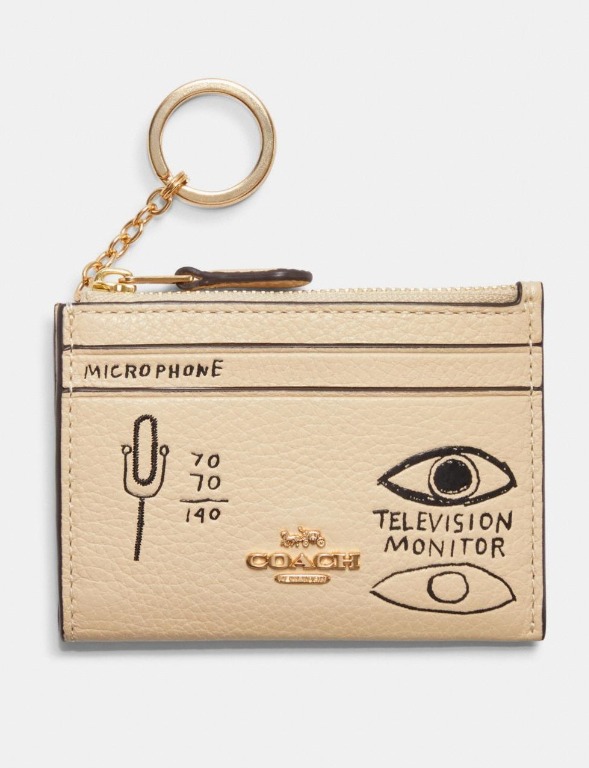 Coach X Jean-Michel Basquiat Mini Skinny ID Case, 女裝, 手袋及銀包, 長銀包