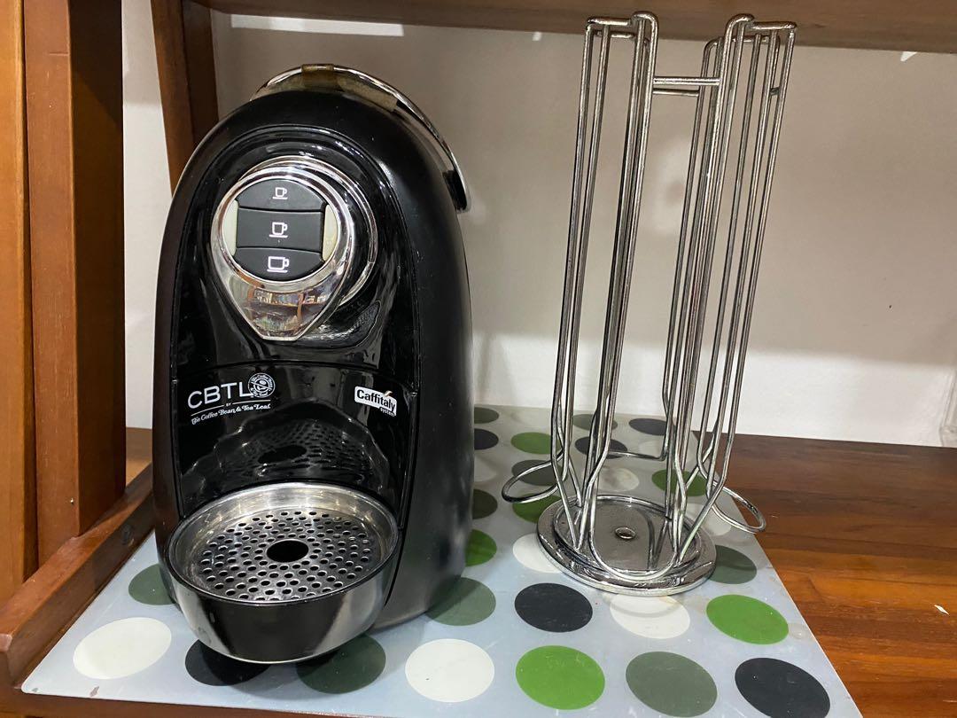 Coffee bean CBTL caffitaly kaldi coffee machine and capsules stand and