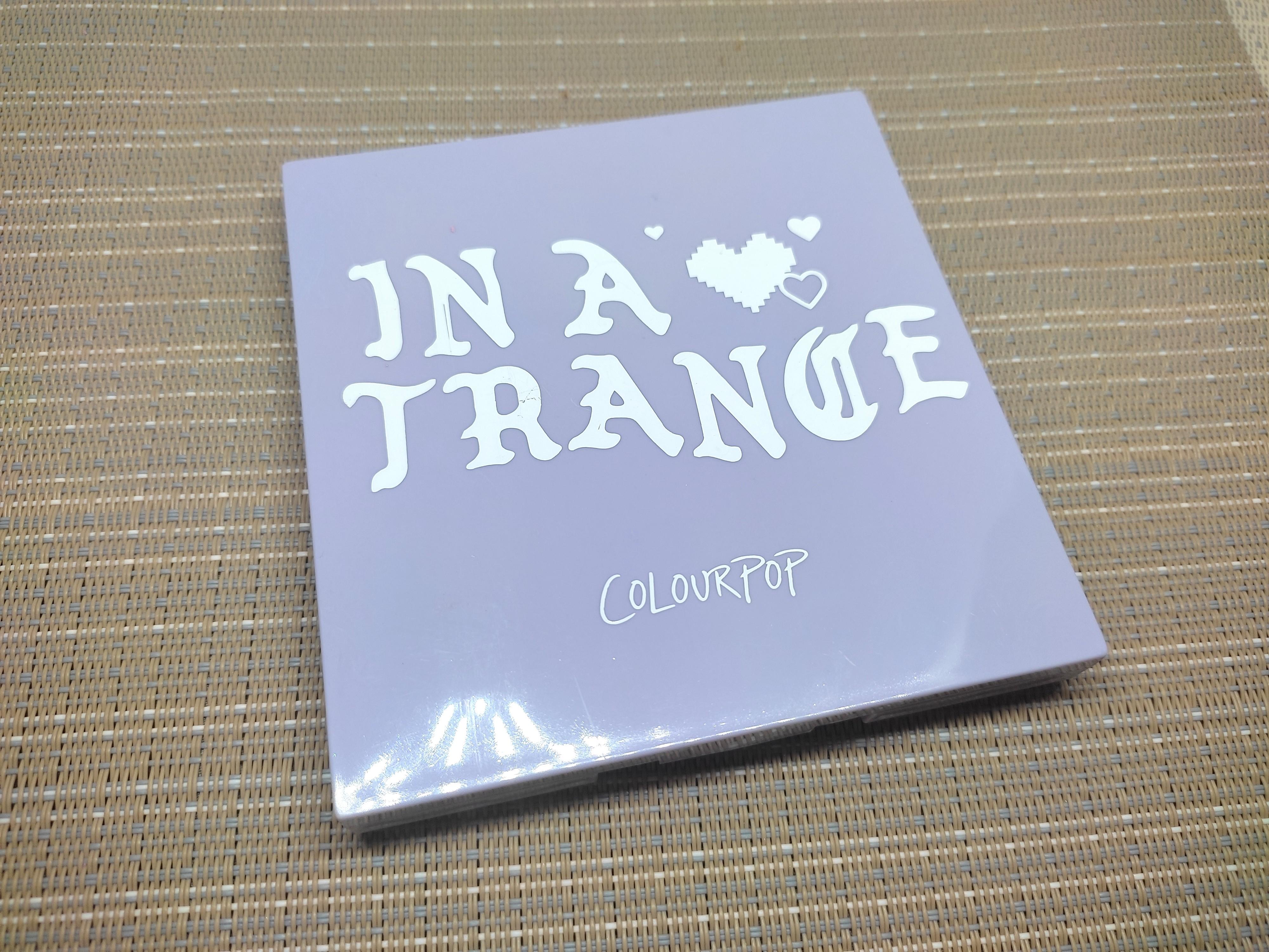 ColourPop - In a Trance Eyeshadow Palette (Category: Makeup) located in Quezon City. Submitted by clutterfreejoy (Listing ID 1120236312, Image 2). Description: ColourPop - In a Trance Eyeshadow Palette Damaged during shipping Not sure if I swatched this Pastel colors 💜 RFS: I have other pastel palettes.