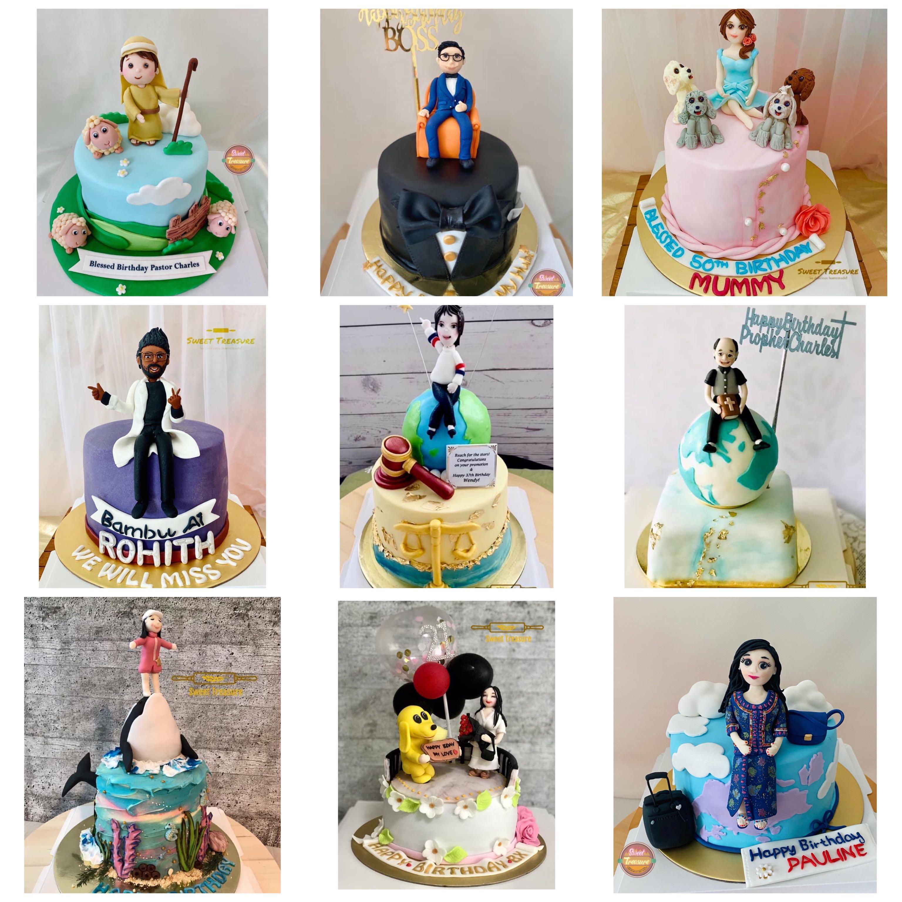 Family Figurine Cake Toppers | Personalised Cake Toppers