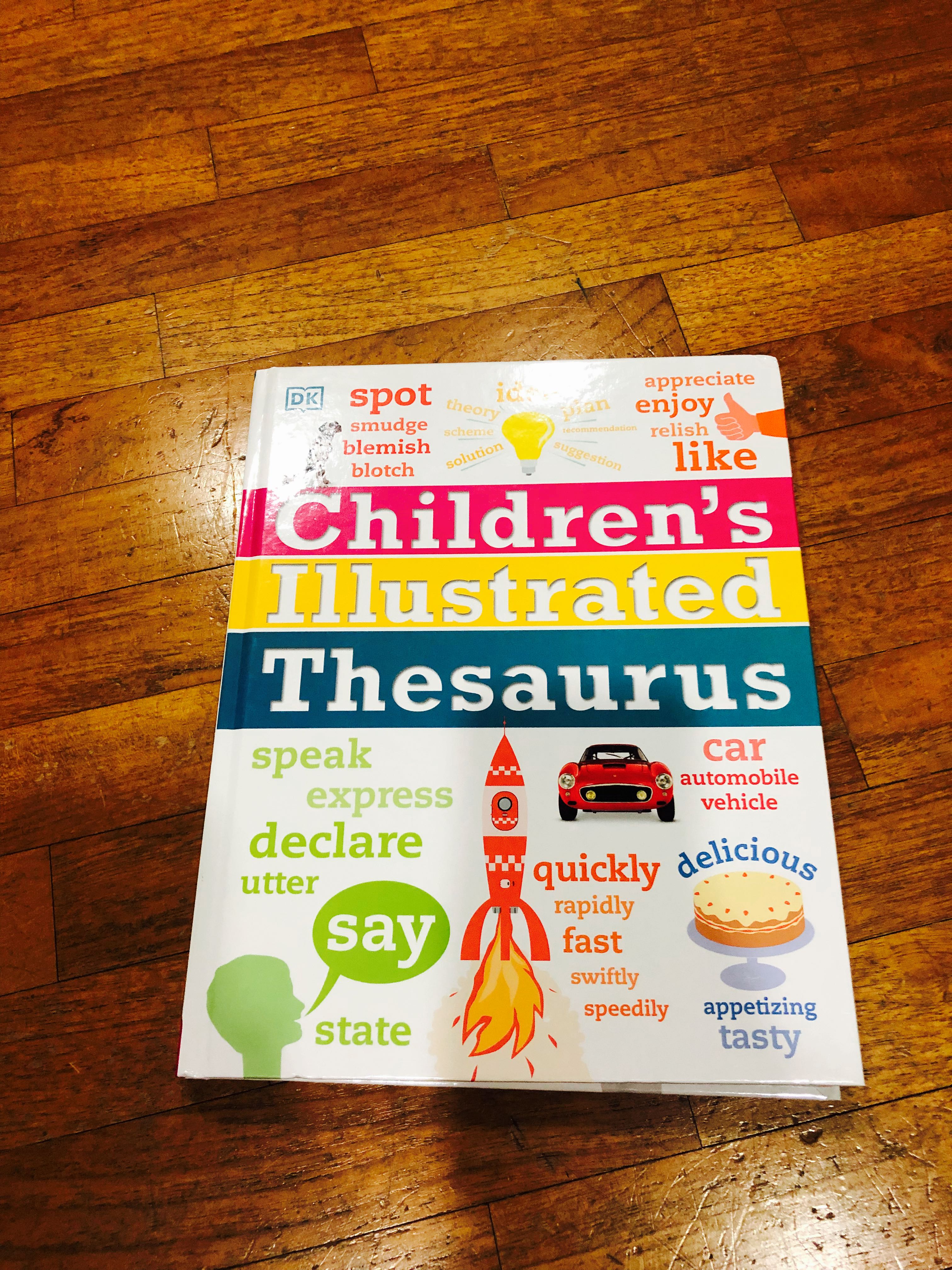 DK Children Kids Illustrated Thesaurus reference book dictionary