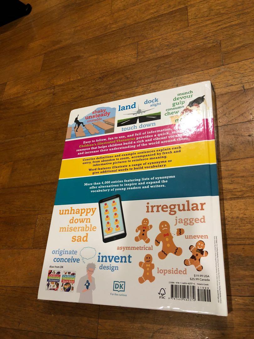 DK Children Kids Illustrated Thesaurus reference book dictionary