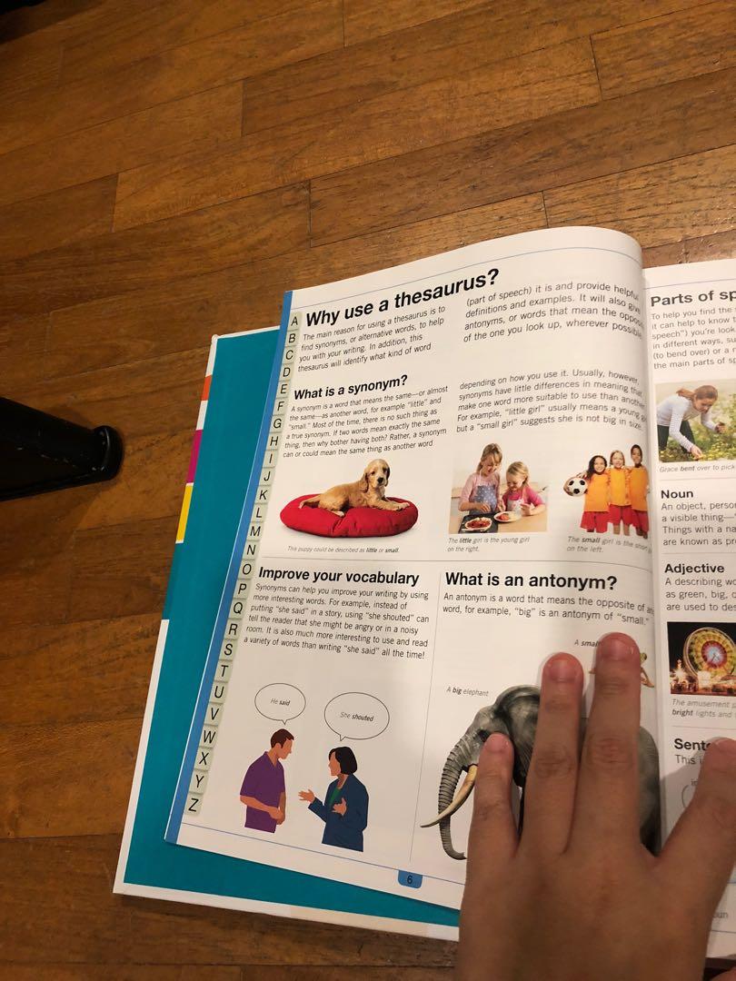 DK Children Kids Illustrated Thesaurus reference book dictionary
