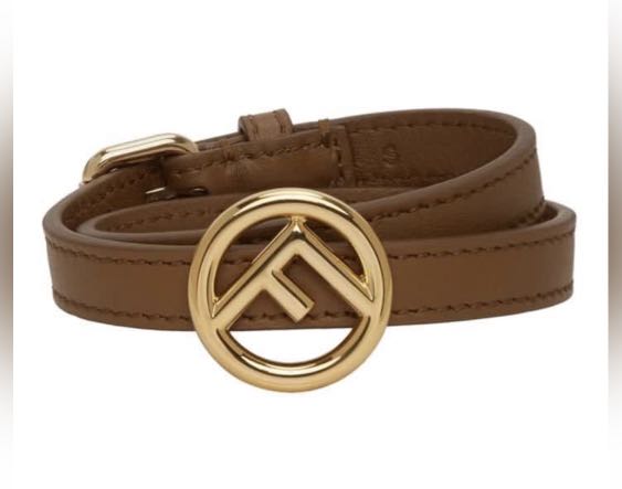 fendi leather bracelet