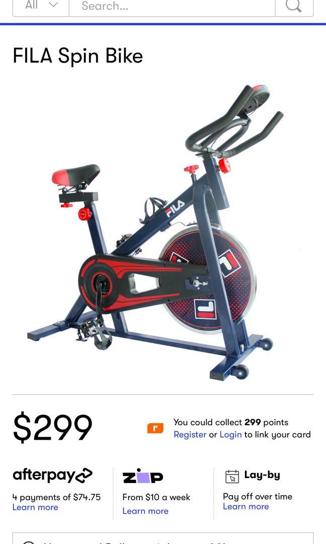 Fila deals exercise bike