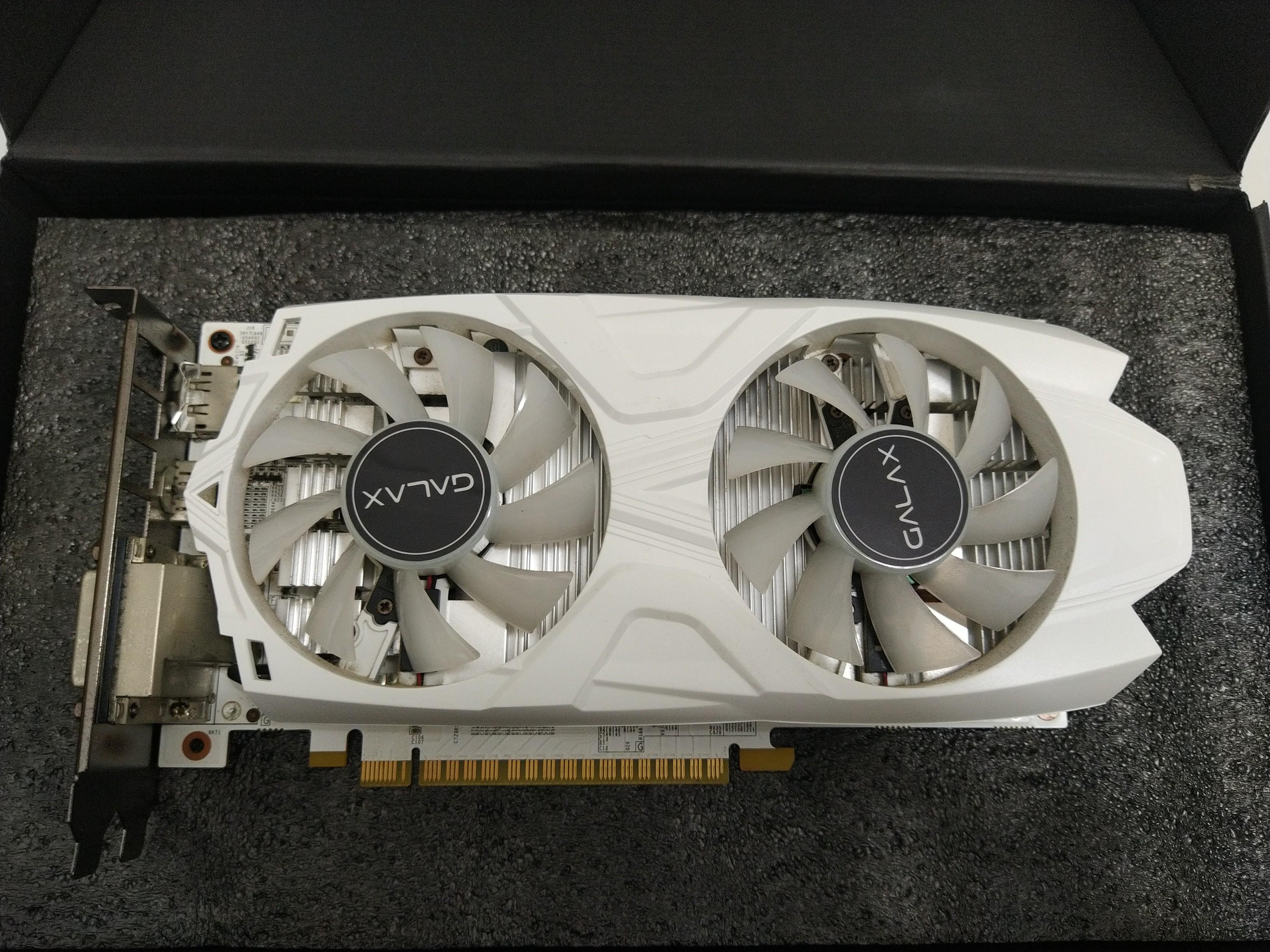 GALAX GeForce GTX 1050 Ti EXOC White Computers Tech Parts