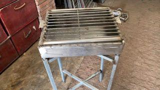 Grill bbq stainless with detachable stand