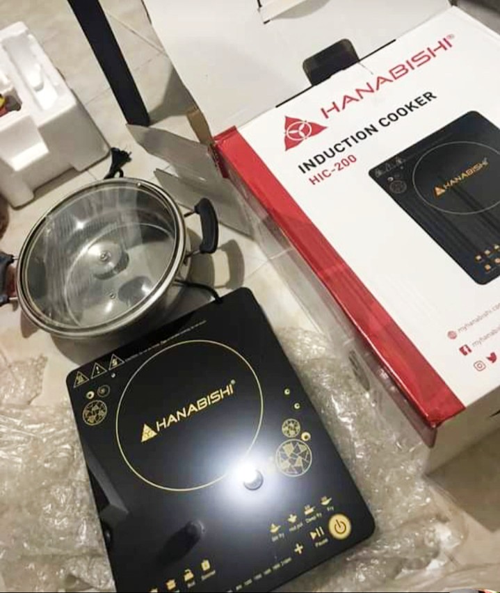 Hanabishi Induction Cooker Stove Soft Touch HIC200, Furniture & Home