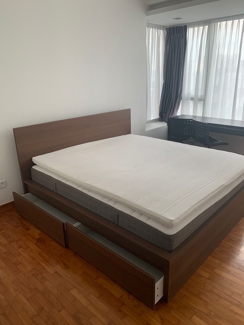 Ikea King Size Bed Frame Mattress And, Ikea Cal King Bed Frame