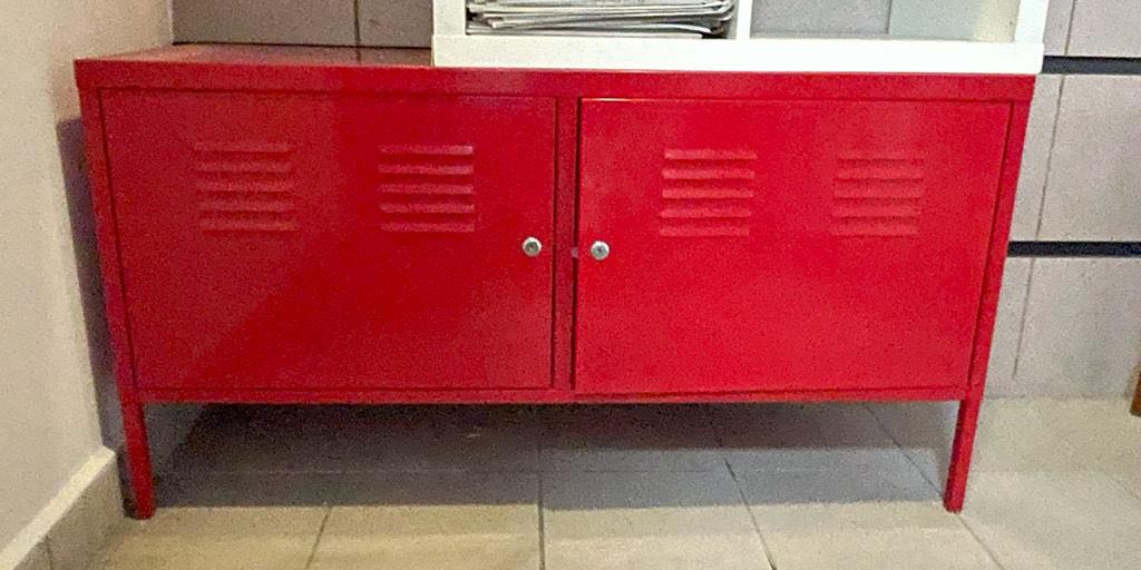 IKEA metal TV console, Furniture & Home Living, Furniture, TV Consoles