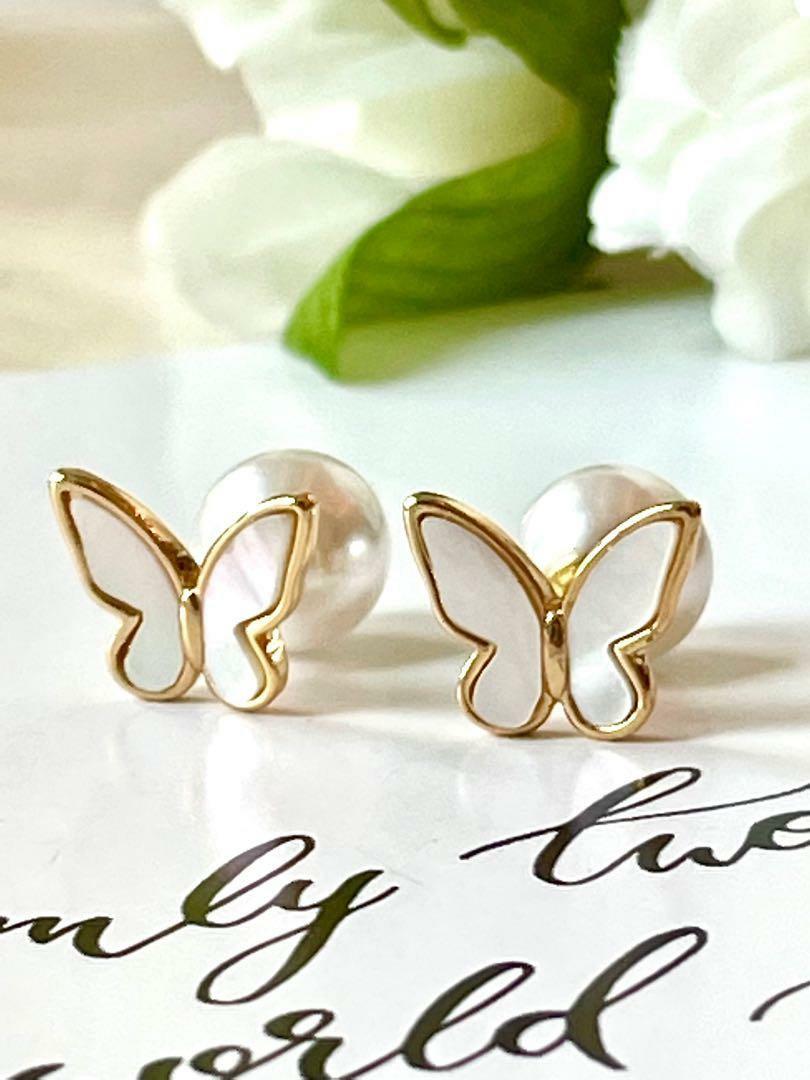 Kate Spade All a Flutter Mother-of-Pearl Butterfly Stud Earrings, Women's  Fashion, Jewelry & Organisers, Earrings on Carousell