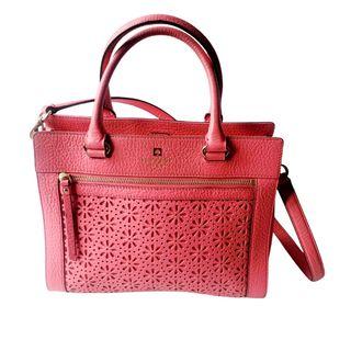 Kate Spade Perri Lane Romy Pink Leather Satchel bag