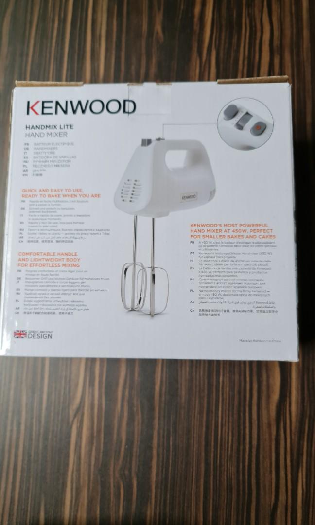 Kenwood Handmix Lite Hand Mixer HMP30.A0WH, TV & Home Appliances