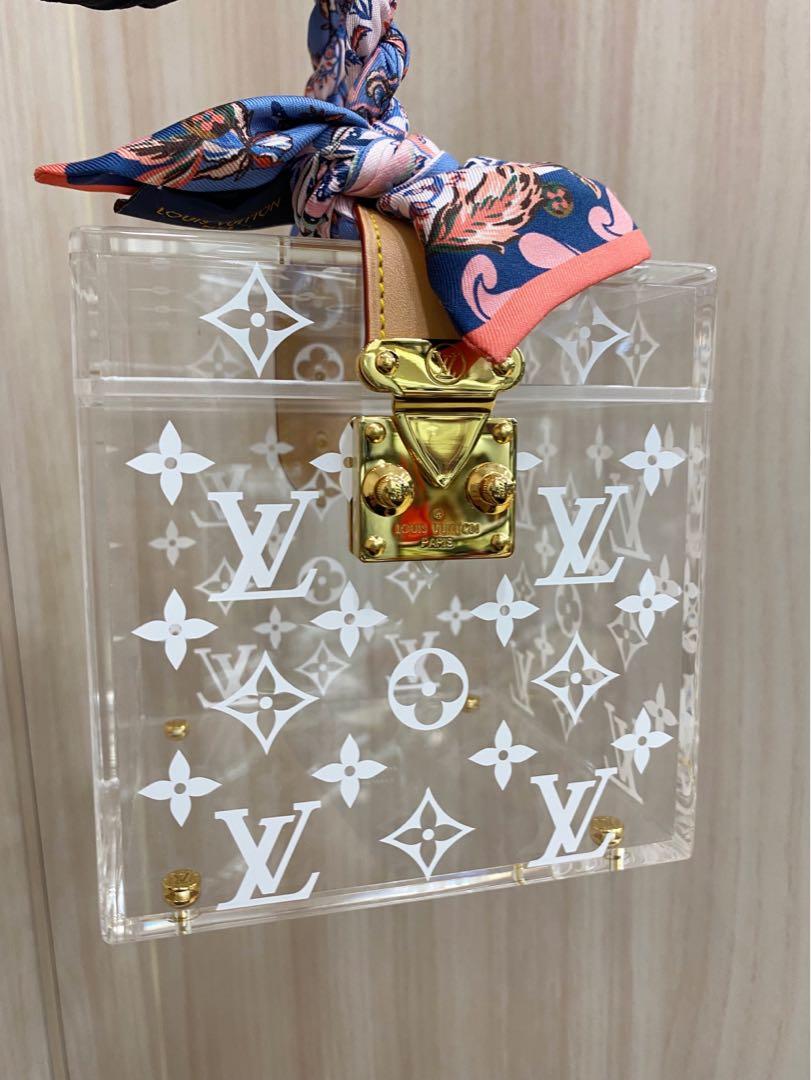L V Cube Scott Box + Rendez-Vous Bandeau Silk Scarf, Luxury, Bags & Wallets  on Carousell