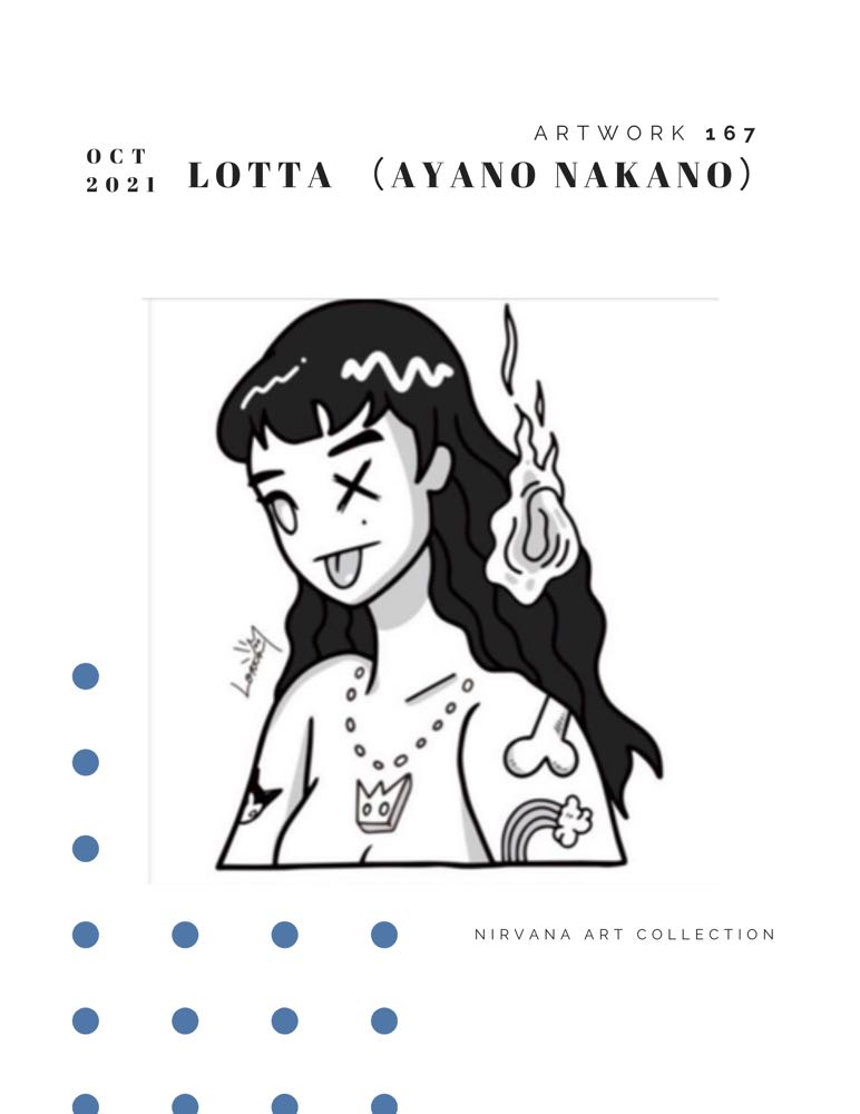 未使用】アートプリント「The Ghost Queen」AyanoNakano