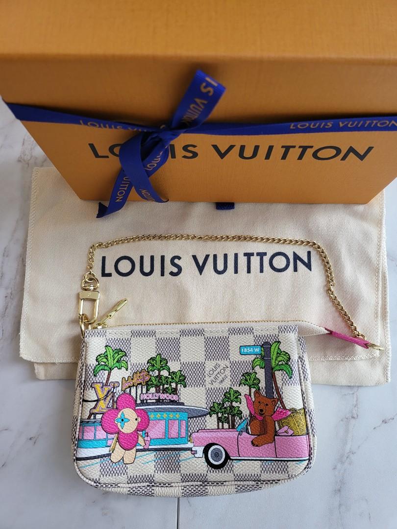 Louis Vuitton Lmd Ed Damier Azur Animation Hollywood Mini Pochette Acc –  LuxeDH