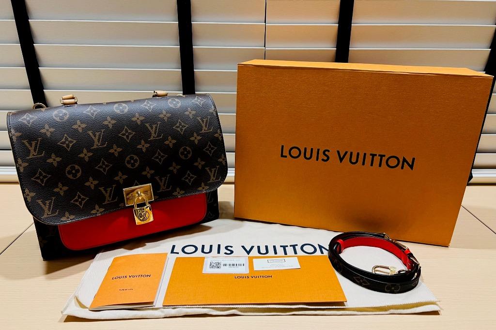 Louis Vuitton Navy & Red Monogram Empreinte Marignan - Shop LV