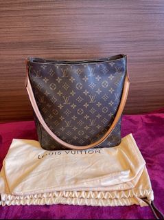 Louis Vuitton Monogram Danube GM Shoulder Bag M45262 Brown PVC Leather  Ladies LOUIS VUITTON