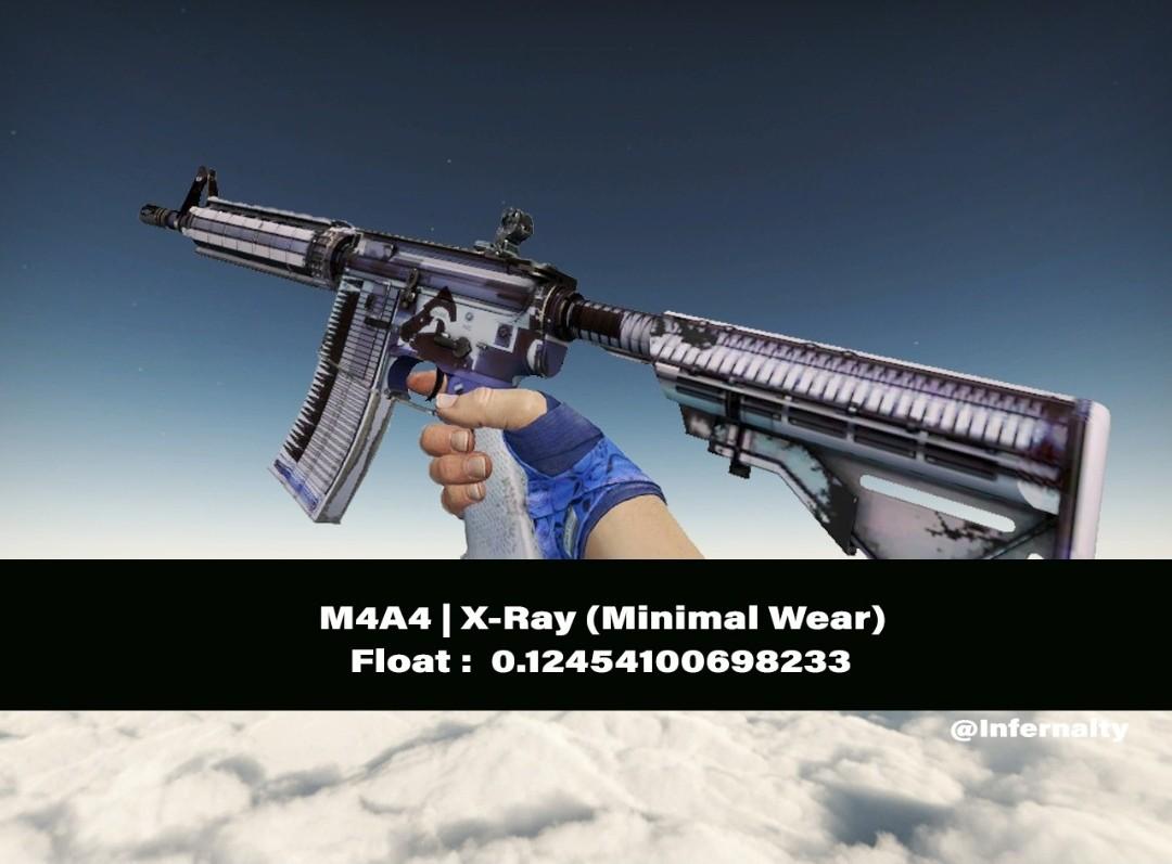 M4A4 XRay MW CSGO SKINS KNIVES, Video Gaming, Gaming Accessories, In