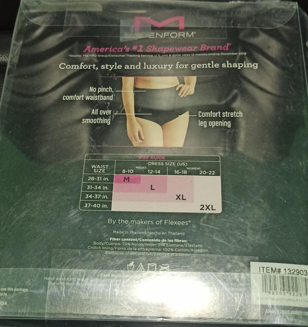 Maidenform Women 4-Pack Everyday Control Tummy Toning Brief Panty Taupe/Jet  M