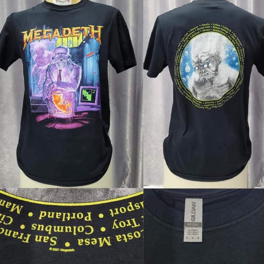 Megadeth Tour Official Merch UK, Men's Fashion, Tops & Sets, Tshirts