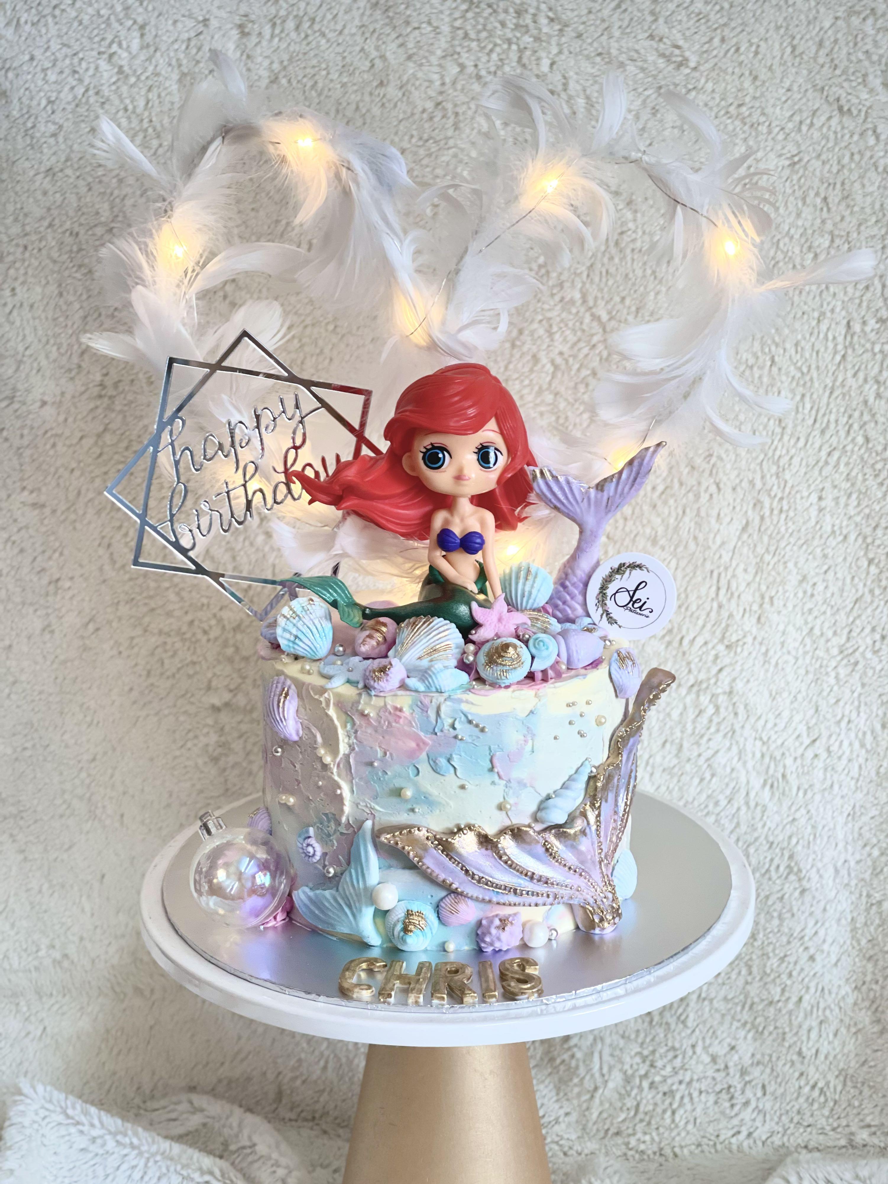 Princess Ariel Birthday Cake