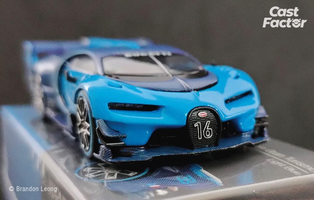 Mini GT 1:64 Bugatti Vision Gran Turismo Light Blue #266