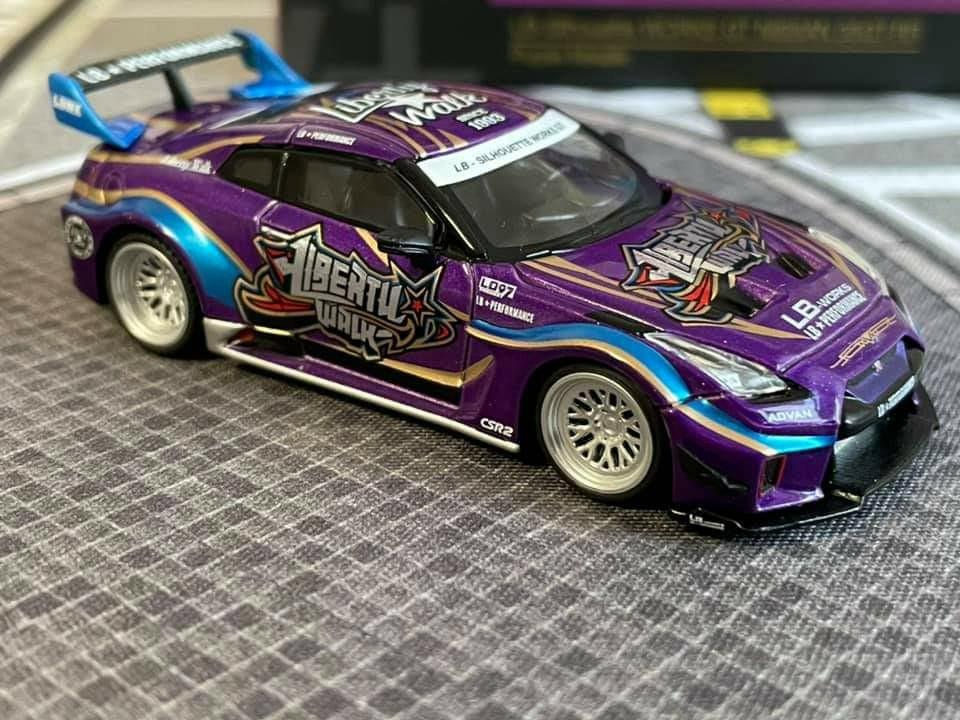 64 MINI GT R35 LBWK Purple Metallic ミニカー | www.vinoflix.com