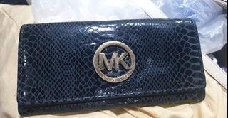 Mk croc long wallet