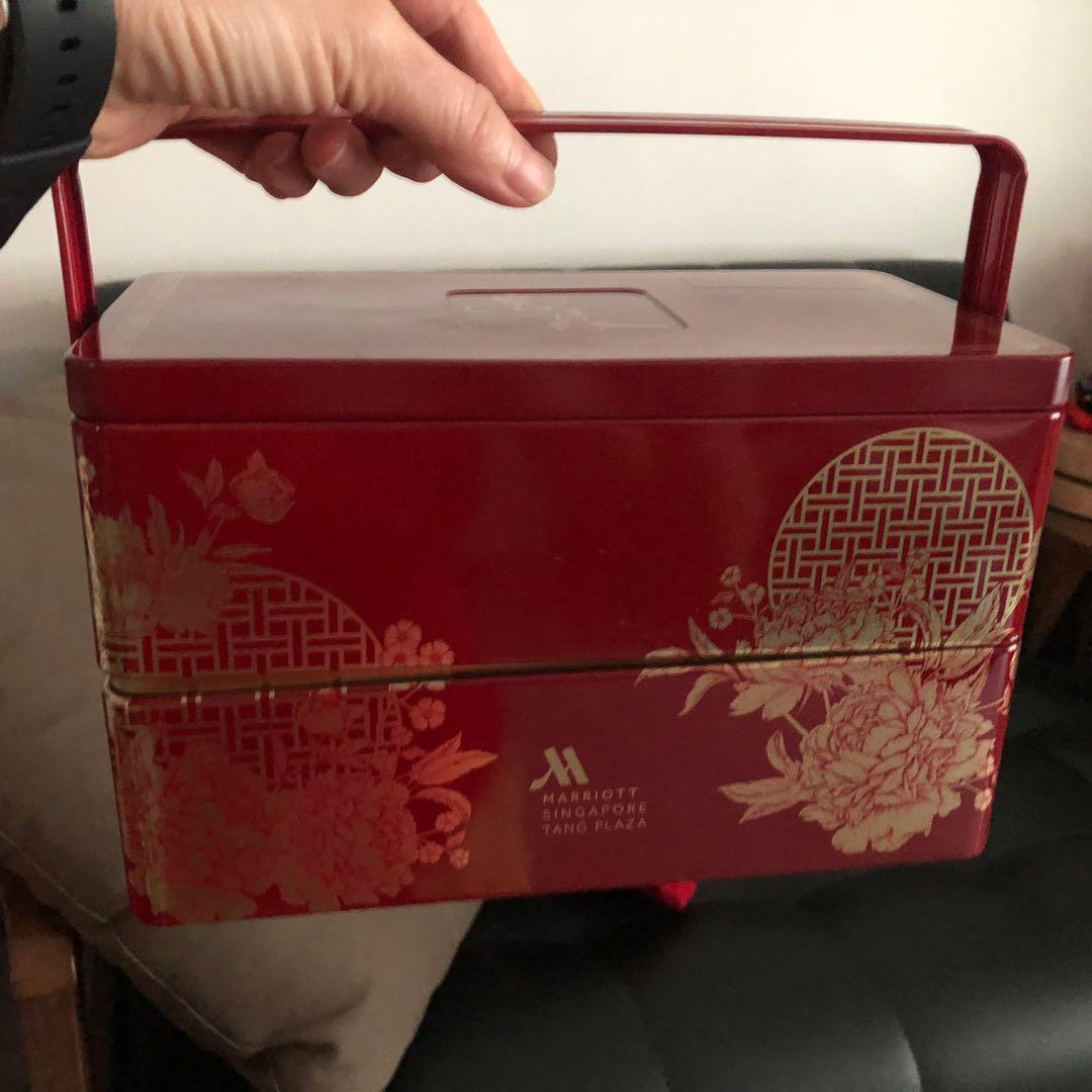 Mooncake box from Marriott Hotel, Furniture & Home Living, Kitchenware ...