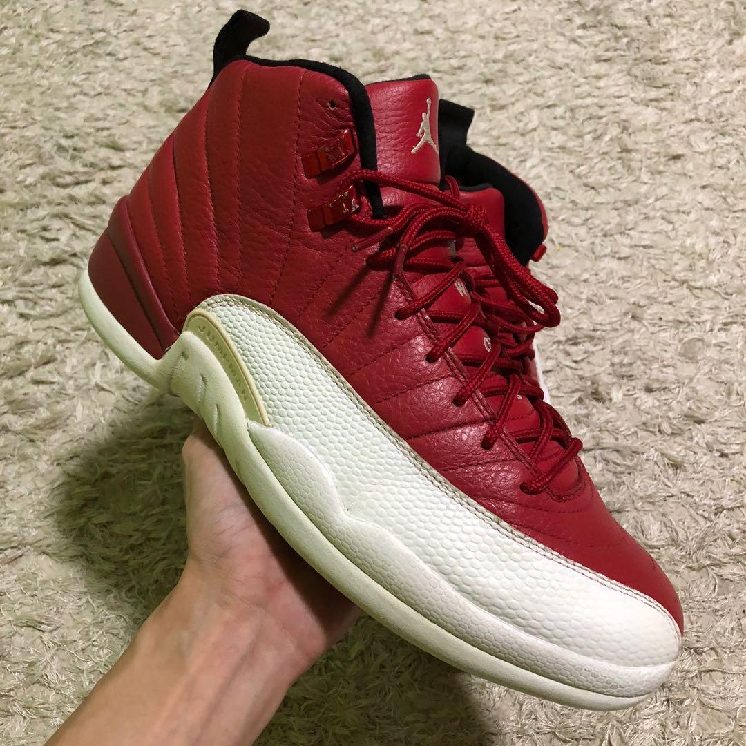 Retro 12 gym red best sale mens