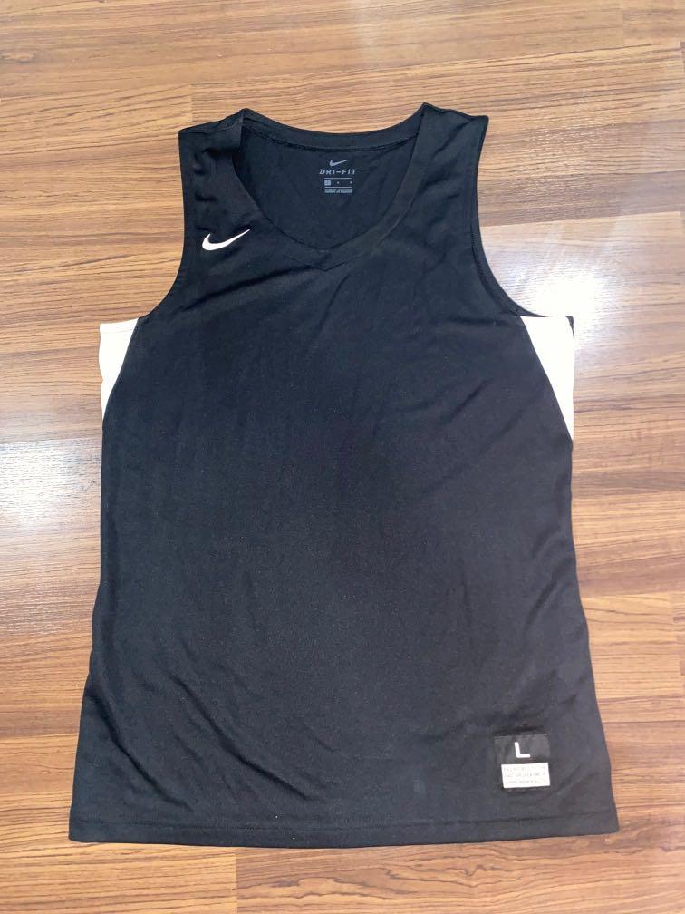 Nike Drifit Sando Black Men s Fashion Activewear on Carousell