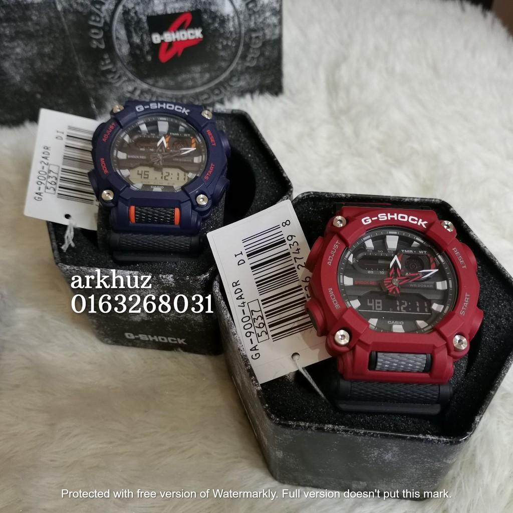 G shock merah best sale biru