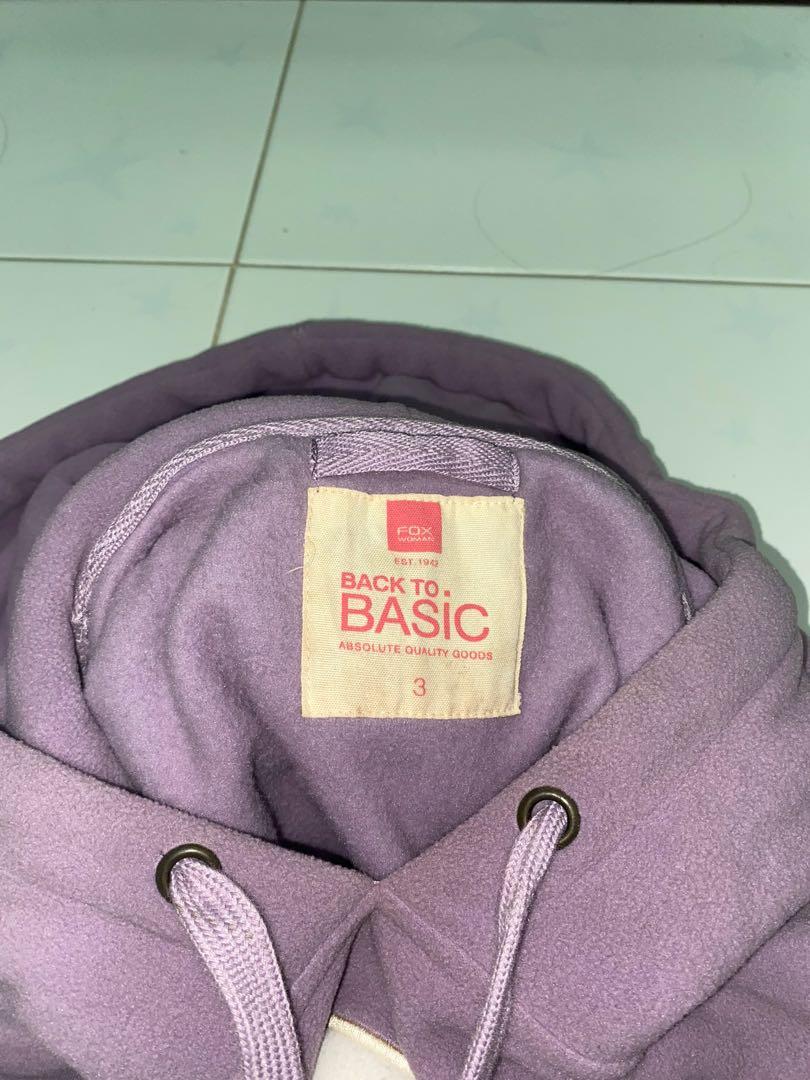 Purple fox top hoodie