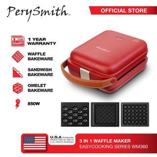 PerySmith WM360 3in1 Waffle Maker EasyCooking Series 600W