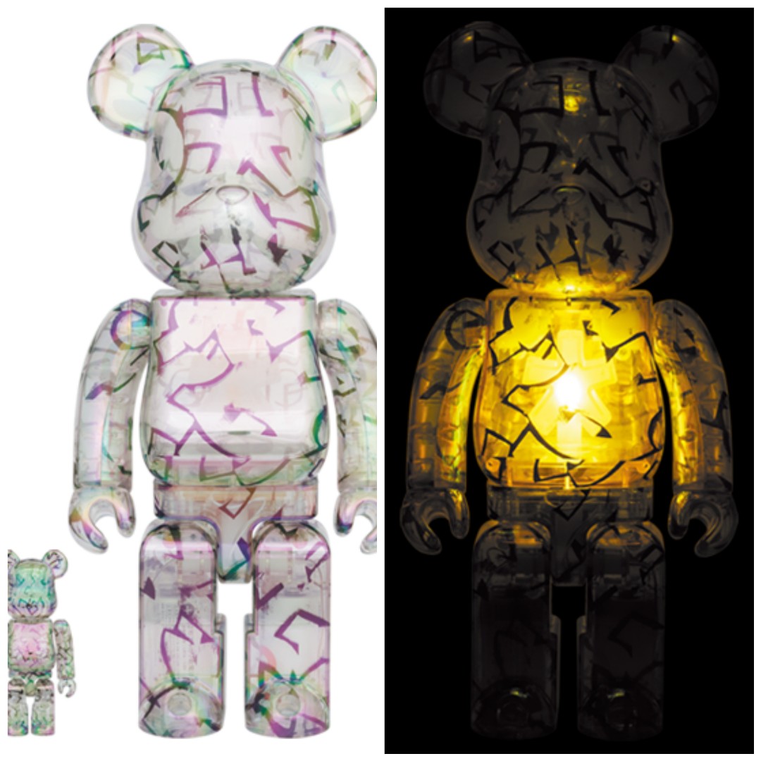 Instock Jimmy Choo 400% & 100% Bearbrick, Hobbies & Toys, Toys