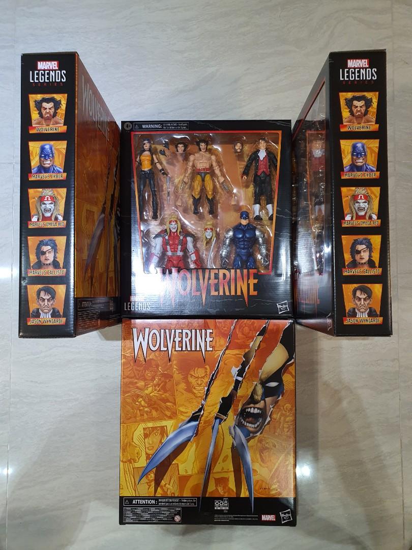 P.O: Marvel Legends Series Wolverine 5 Pack:- Wolverine, Omega Red