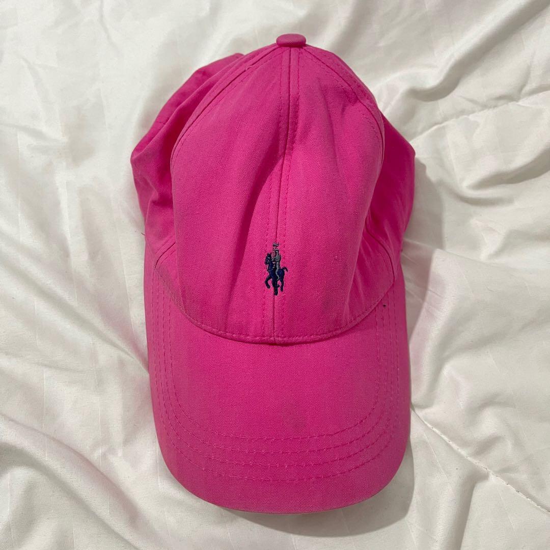 pink polo hat