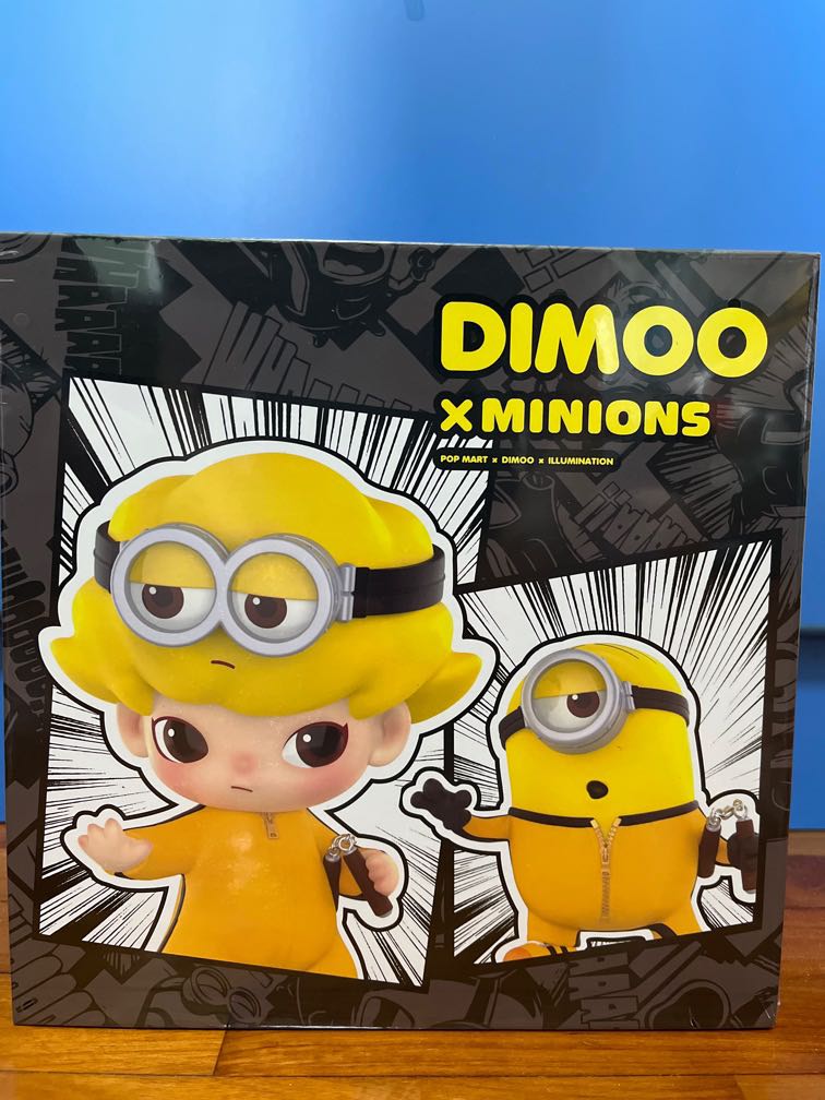 Popmart Dimoo x Minions Bruce Lee Figurines (READY STOCK), Hobbies