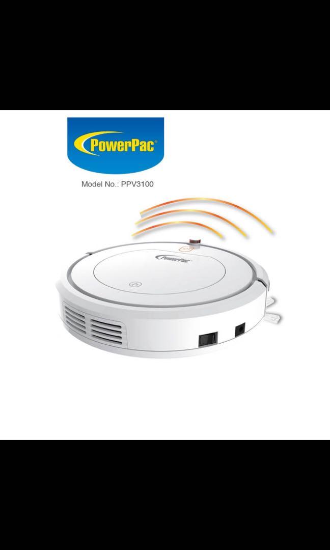 PowerPac Smart Robotic Vacuum Cleaner PPV3100, TV & Home Appliances
