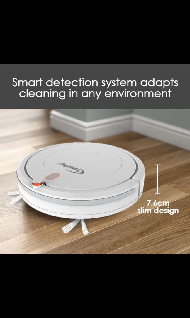 PowerPac Smart Robotic Vacuum Cleaner PPV3100, TV & Home Appliances