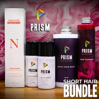 Prism Bleach, Hair Dye & Treatment Bundle ♦️ Short Hair ♦️