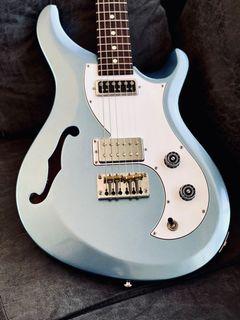 PRS S2 Vela Semi Hollow Frost Metallic blue open for trade in Les Paul standard or Es 335