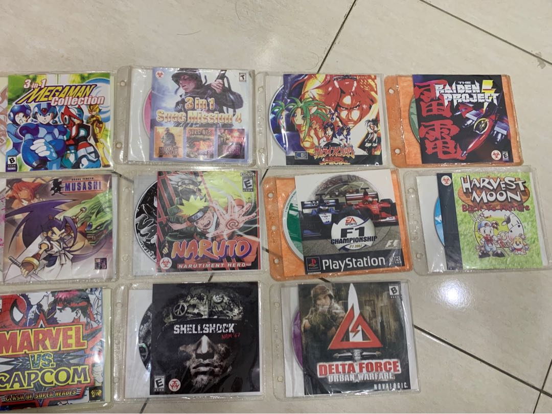 Ps1 Games for sale（clear stock let go）, Video Gaming, Video Games,  PlayStation on Carousell